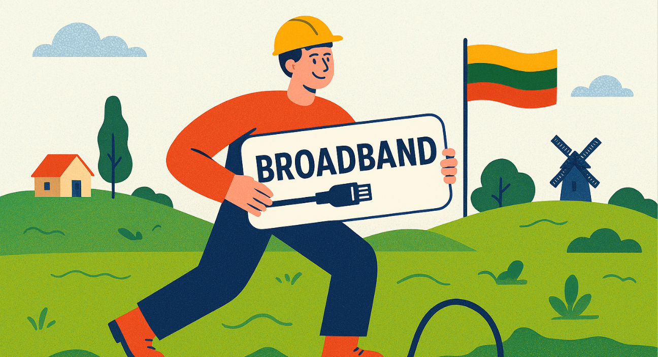 „Plačiajuostis internetas“ maketas